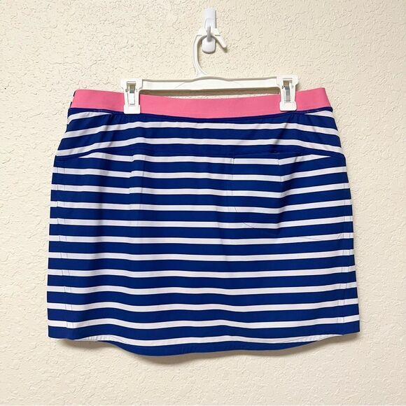 Blue and White Striped Skirt - Picture 5 of 8